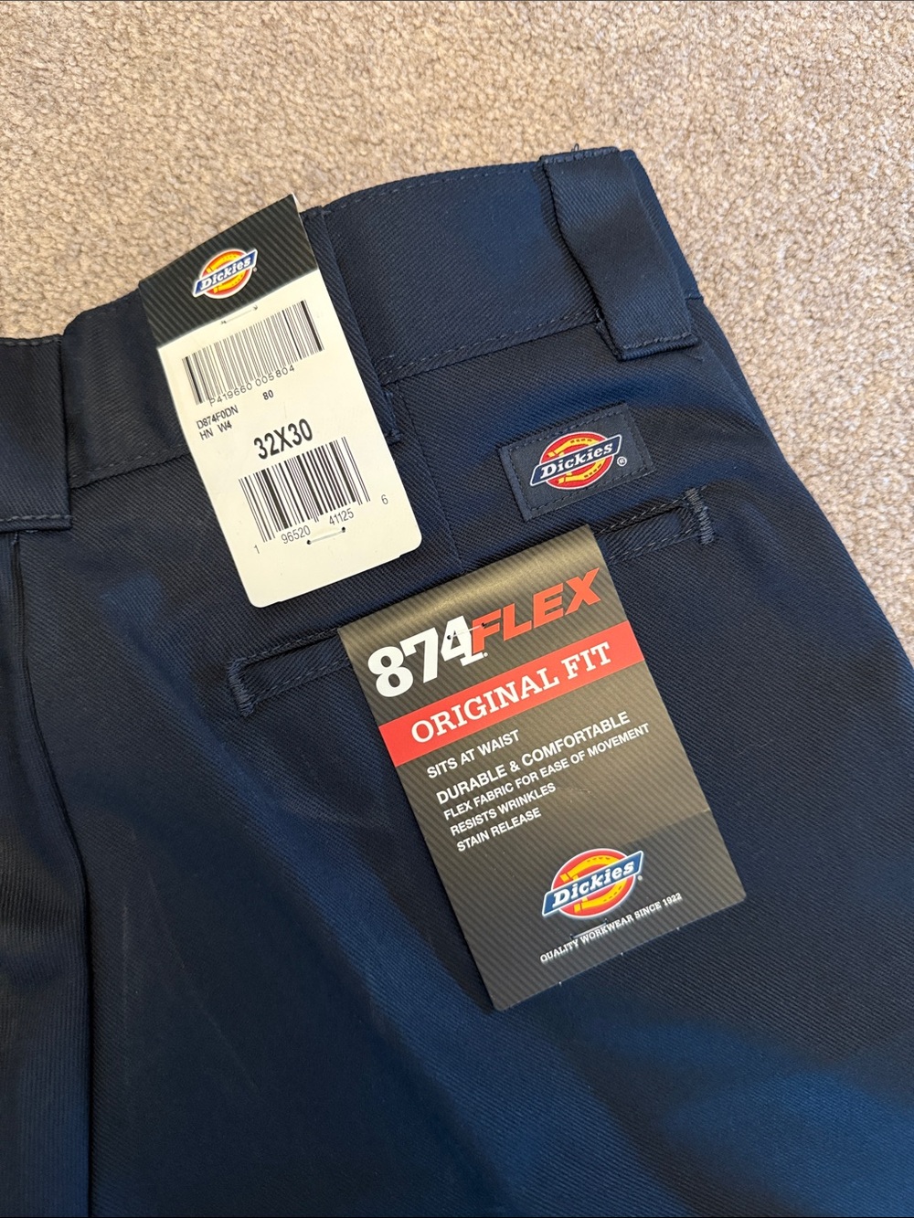 Dickies Men's Chinos in Navy Blue